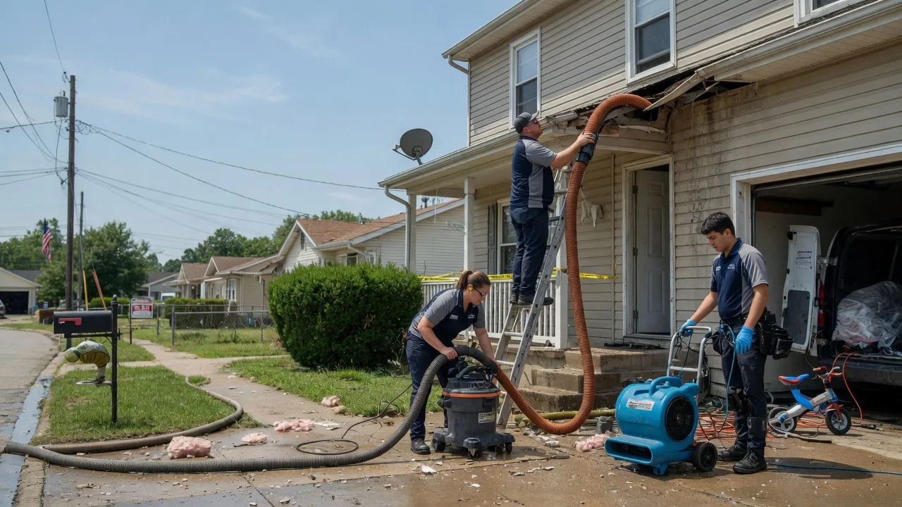 Water Damage Restoration in Danville, IL near me
